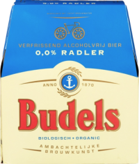 Budels Radler 0,0% set van 6 flesjes á 0,30 liter